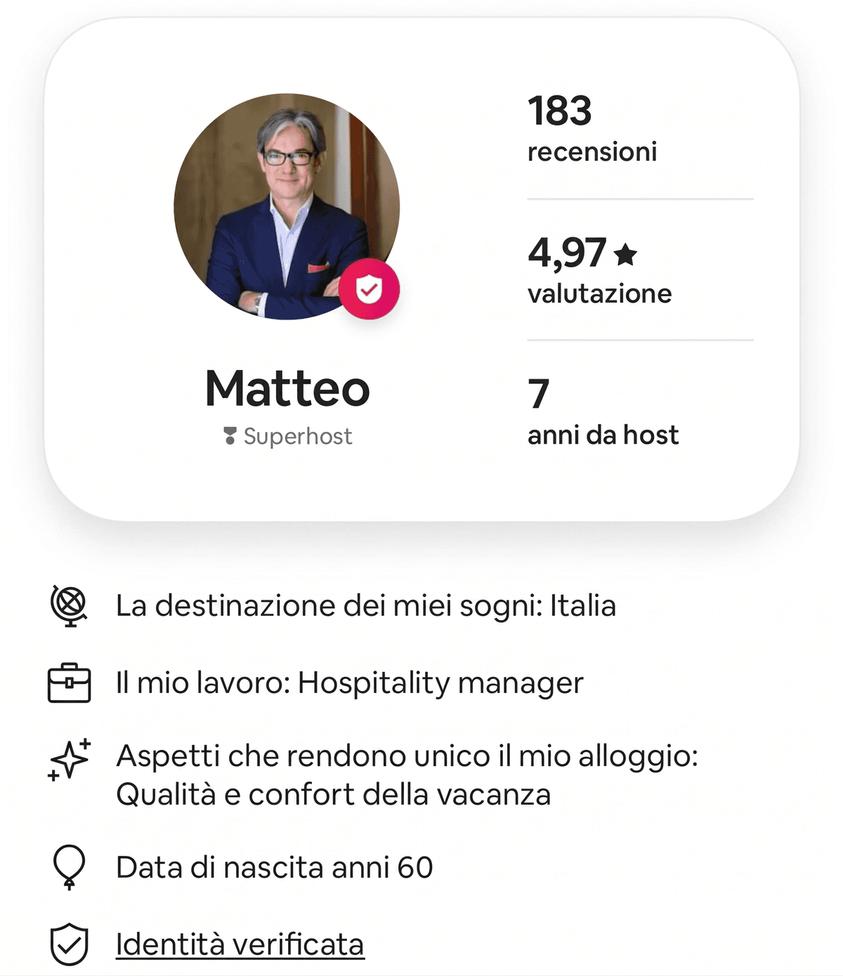 Matteo - Superhost